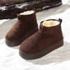 Real Sheepskin Wool Low-cut Warm Comfortable Shoes Women Fashion Short Shoes 2026  Winter Warm Boots Fur Ladies Snow Boots