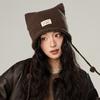 Autumn Winter Women Knitted Cap Warm Ear Protection Cap