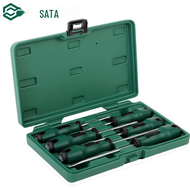 SATA 09309 Набор из 6 магнитных отверток для дома