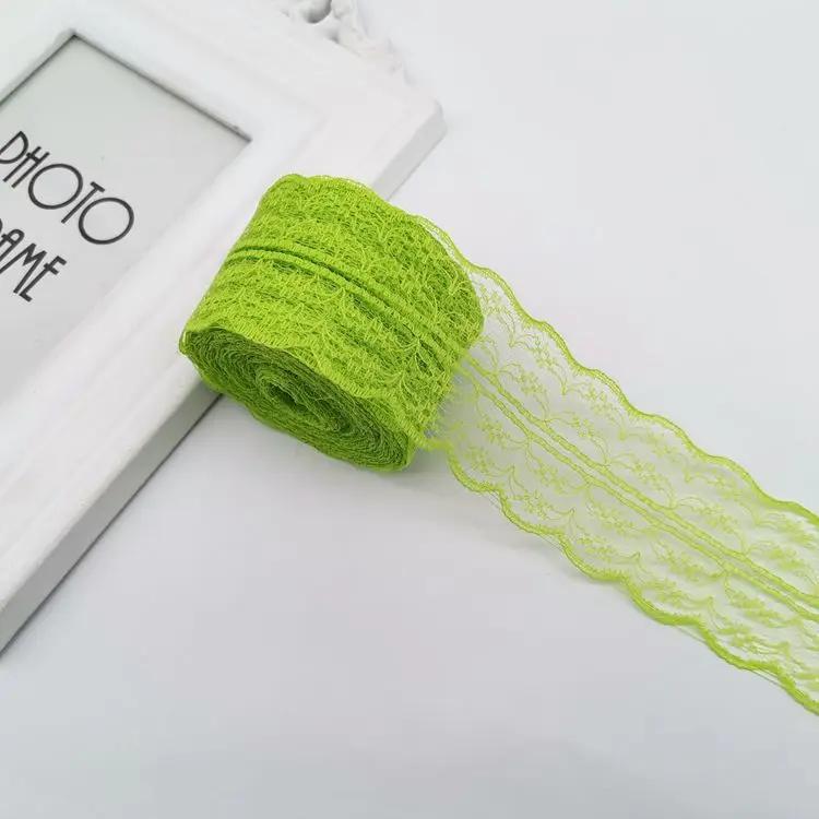 10 метров/рулон 4,5 см Красная Черная Синяя Вышивка Кружевная Лента DIY Одежда Швейная Ткань Свадьба Рождество Хэллоуин Подарок Украшение