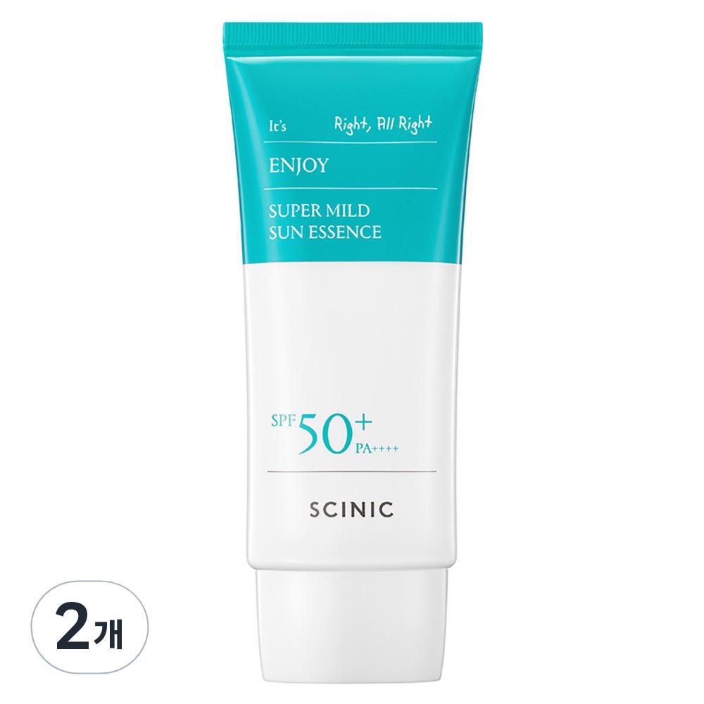 Scinic Enjoy Super Mild Sun Essence SPF50+ PA++++, 50ml, 2 Units