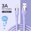 3A Fast Charging USB Cable For iPhone 14 11 12 13 Pro X XS Max 6 7 8 Plus SE iPad Cord Phone Charger Data Wire 1/1.5/2m 6ft