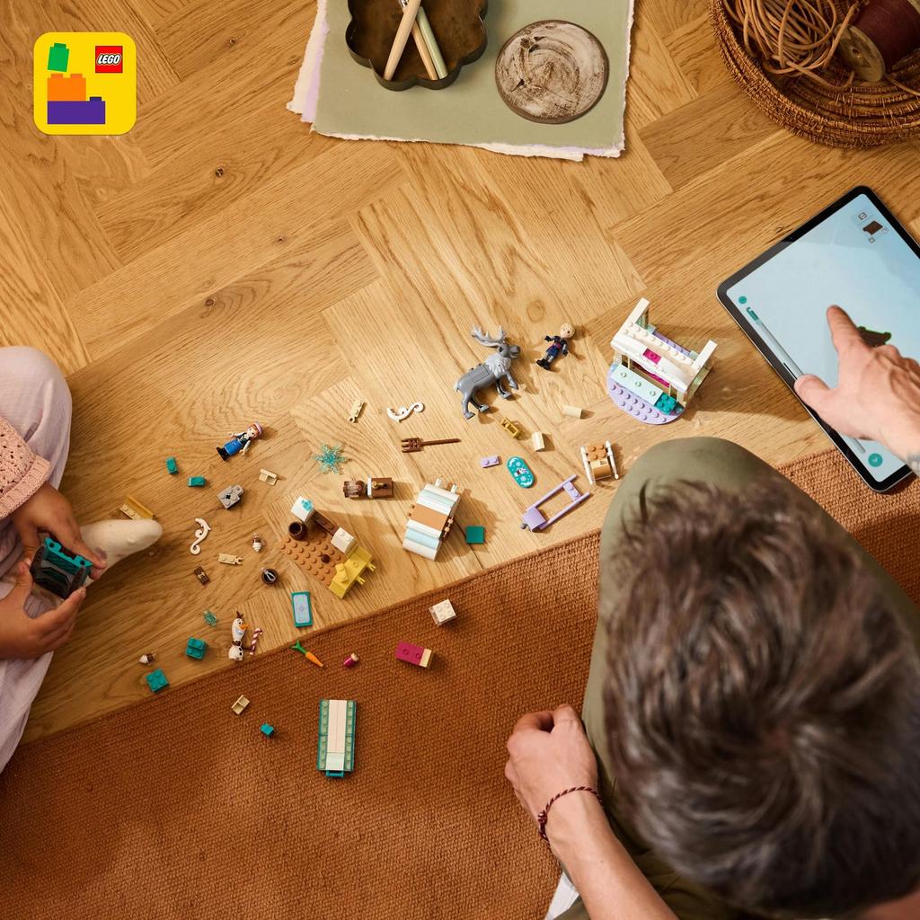 LEGO Disney Princess Anna and the Sleigh Adventure Toy Birthday Gift Block Educational Boys Girls Kids 4 Years Old 5 Years Old 6 Years Old