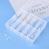 Nail Art Storage Case Gems Accessories Clear Plastic Empty Container