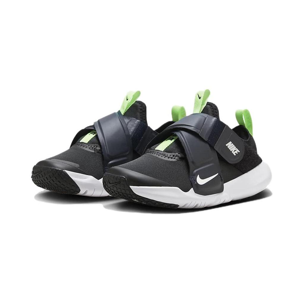 Nike Flex Advance PS Черно-белые кроссовки на липучке для детей CZ0186-010