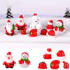Bonsai Fairy Garden Micro Landscape Christmas Decor Miniature Snowman Santa Claus Figurines