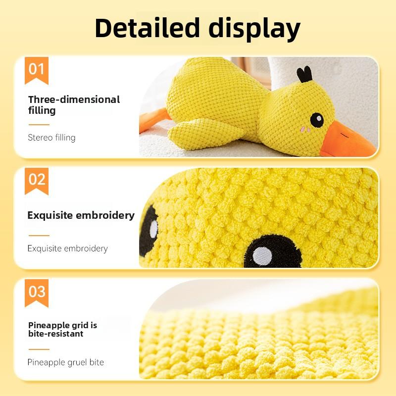 Собака Милый Питомец Природа Утенок Голос Плюшевый Веселый Грызущая Игрушка Кошка Взаимодействие Компаньон Питомец Товары Для Собак