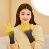 Gradient Color Touch Screen Mitten Cold-Proof Thicken Warm Gloves Winter Knitted Gloves  Riding