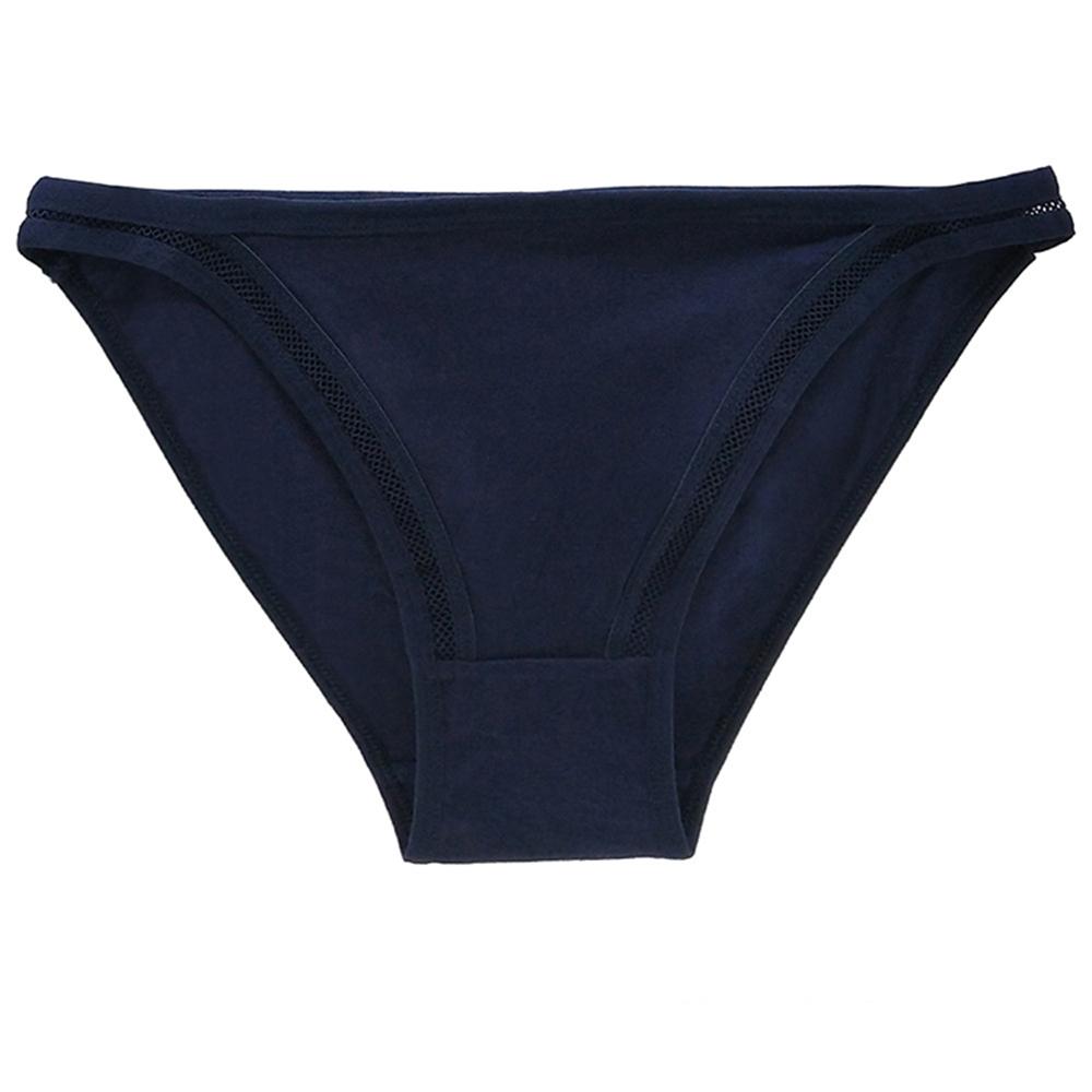 Sexy Briefs Cotton Basic Underwear Women Everyday Low Waisted Breathable Transparent Panties Ladies Knickers 6 PCS/Lot