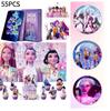 Kpop Demon Huntrie Книга для карточек Аниме Группа охотников на демонов Lom Бумажный пакет для карточек Мультяшный Kpop Сувенир Брелок Подарок для вечеринки Баннер Декор