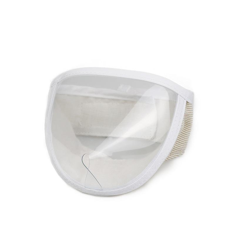 Transparent Cat Eye Mask, Anti Bite and Anti Calling, Anti Bite and Cleaning Face Mask, Breathable and Open Vision Wild Cat Head Cover
