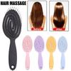 New Detangling Hairbrush Nylon Bristle Hair Scalp Massage Brush Hair Women Q0A3
