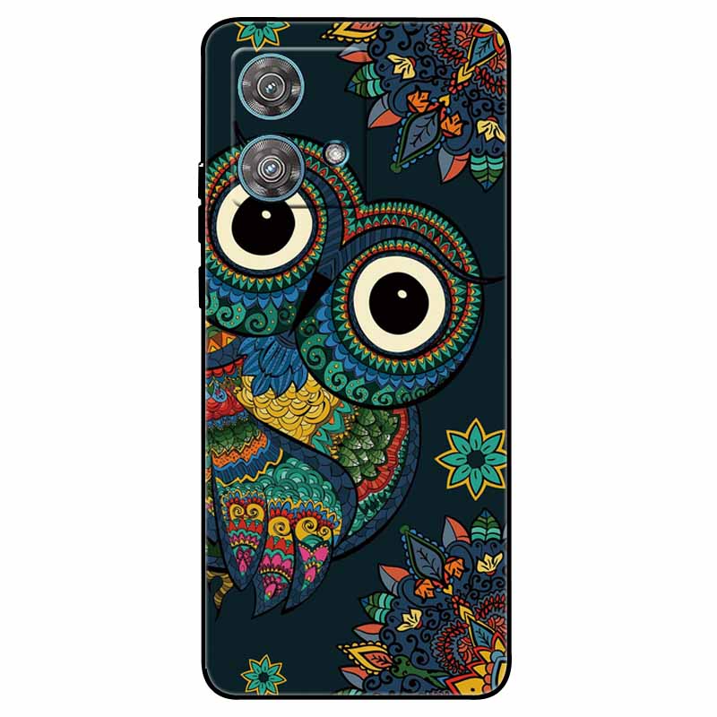 Чехол для Moto G84 5G, силиконовый, мягкий, с принтом кошки и бабочки, чехол для телефона Motorola MOTO G84, TPU Capa для MotoG84 G 84, модная сумка
