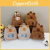 Cartoon Capybara Plush Backpack With Front Pouch For Teen Travel School