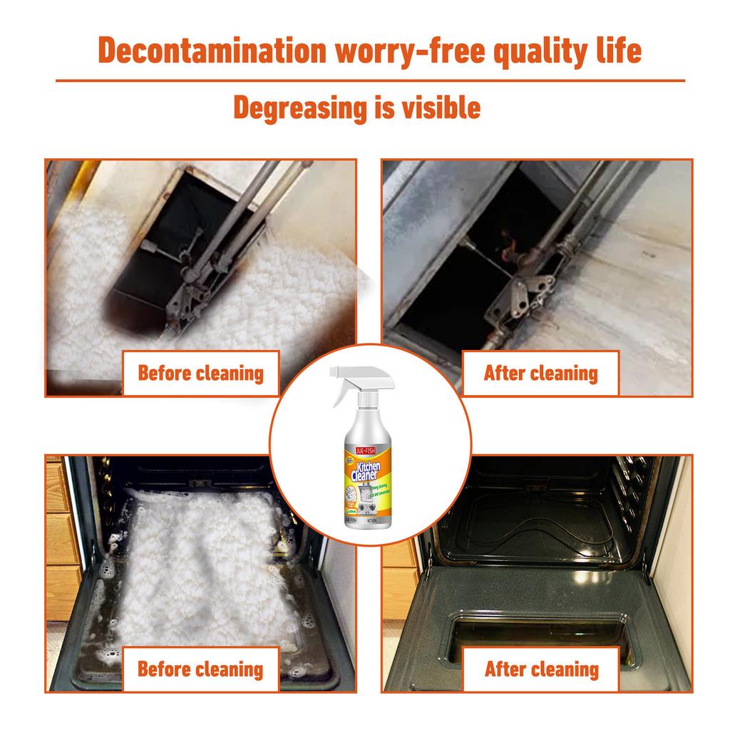 Очиститель от тяжелого масла для кухни. Кухонная утварь очищает, освежает и устраняет запахи, 60 мл.