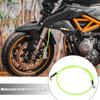 Motoforti Мотоциклетный тормозной шланг сцепления масляный шланг гидравлический армированный мотоциклетный нержавеющий 28°+90° зеленый 110 см