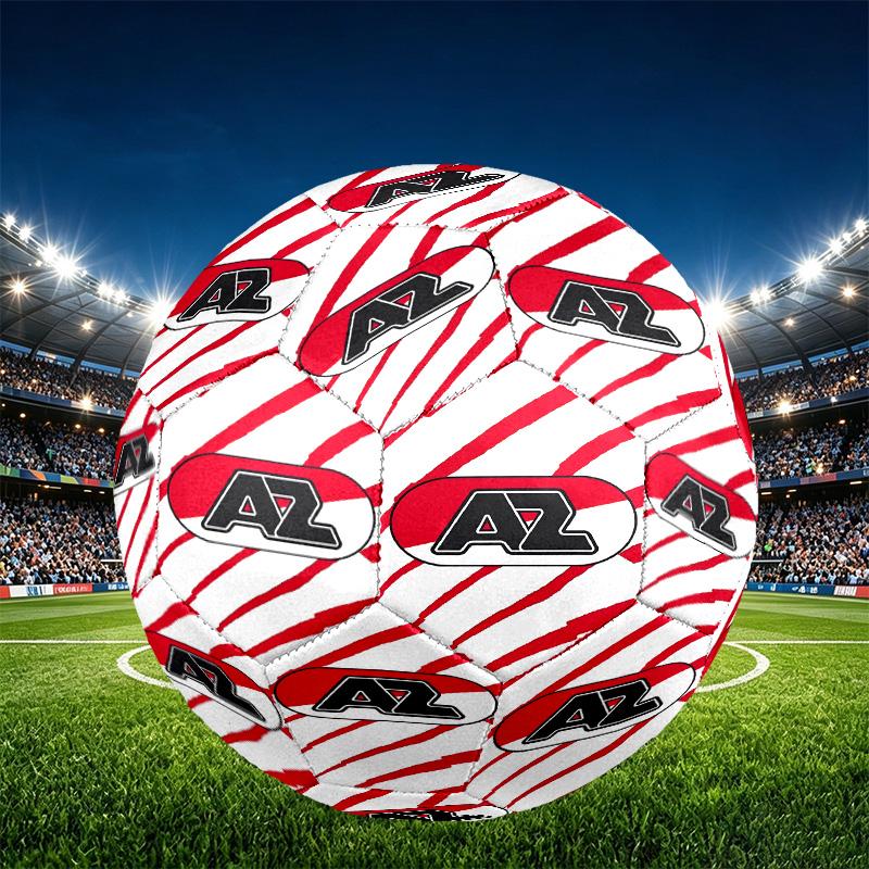 AZ Alkmaar Print Size 5 Soccer Ball, PU Wear Resistant Football for Match Training and Daily Practice, Birthday Gift for Soccer Fans