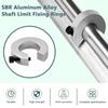 1Pcs Aluminum Alloy Linear Rail Shaft Collar SBR16/20/25/30/35/40 Open Type Collar  CNC Parts Tool