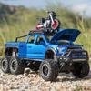 BAZU8 1:28 Ford Raptor F150 литая под давлением модель автомобиля со звуковым светом и отступом, игрушки для детей, рождественские подарки