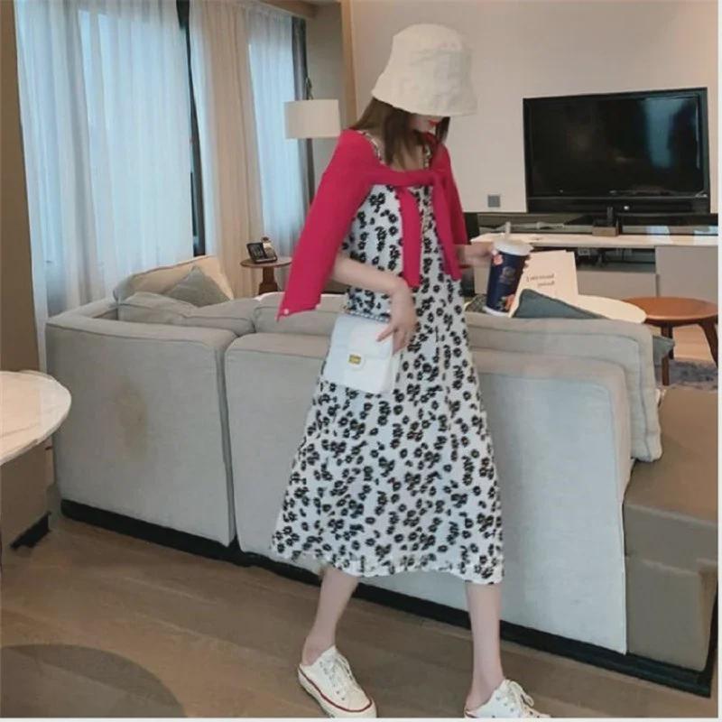 Daisy Floral Fairy Slim Suspender Dress