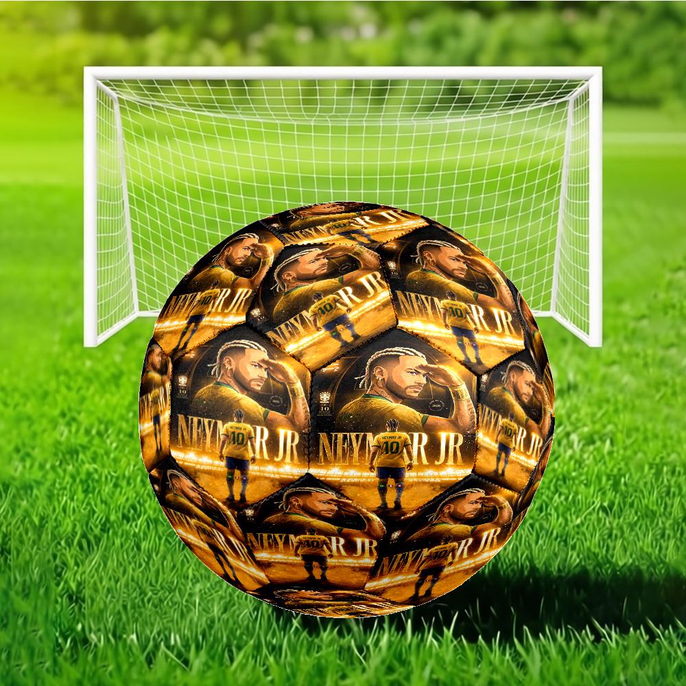 Dream Big Play Bold Soccer Ball Size 5 Soccer Ball, Machine-stitched, Soft and Comfortable, Suitable for Training and Matches Fan Gift