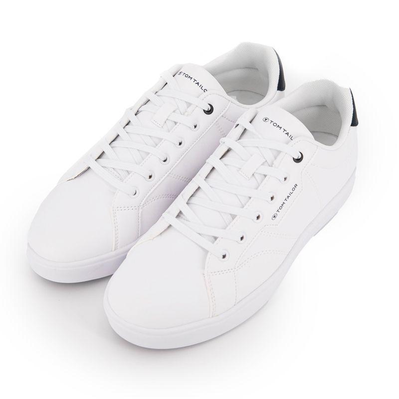 Мужские белые низкие кеды TOM TAILOR