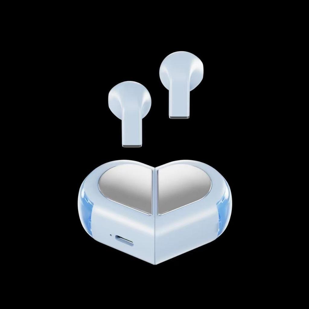Беспроводная Bluetooth-гарнитура K520 в форме сердца с дисплеем питания