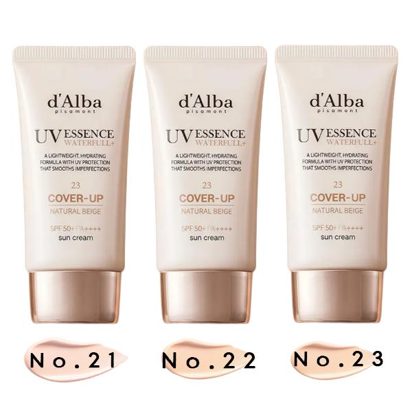 d'Alba Водостойкий тонирующий солнцезащитный крем Natural Cover Beige 50 мл (Светлый / Теплый) SPF50 + PA ++++ (11 вариантов)