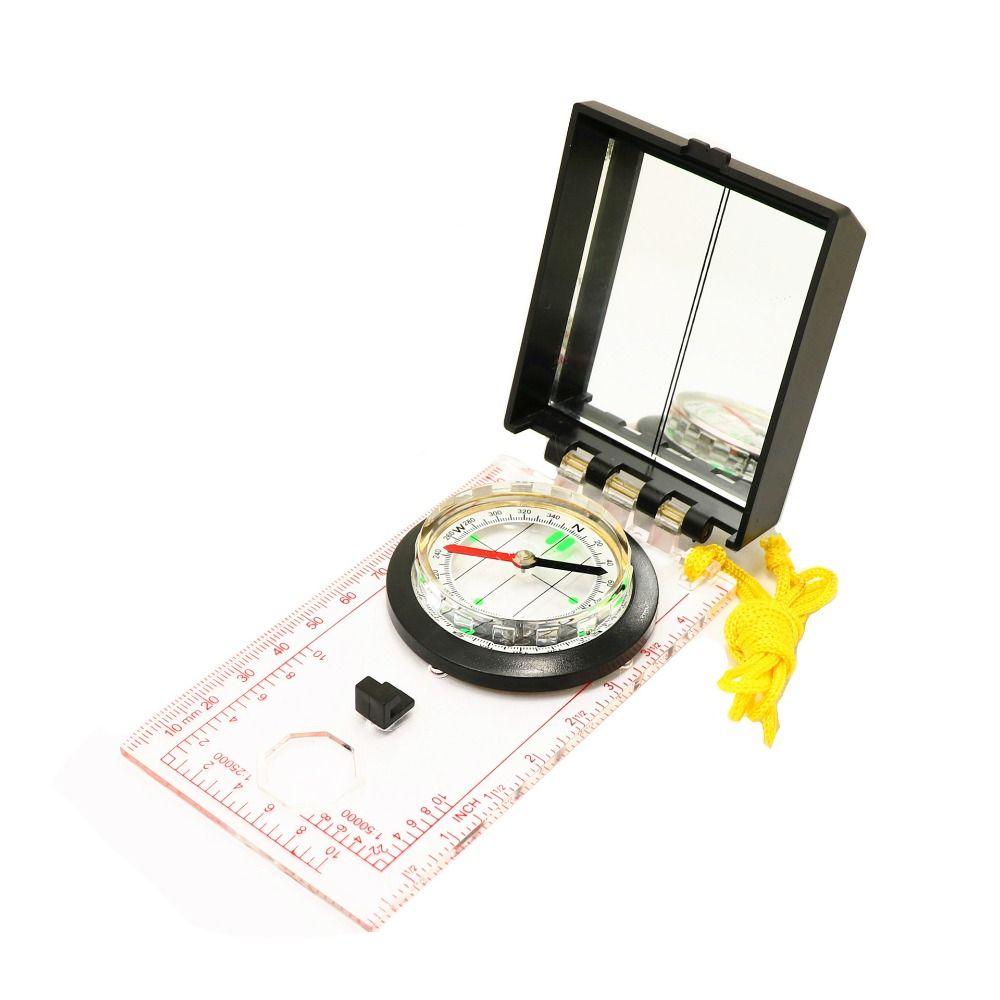Scale Ruler Orienteering Thumb Compass Outdoor Navigation Compass Map Reading Scouts Compass Ruler