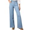 Women's High Waist Wide Leg Jeans Fashion Fall Outfit Denim Stretch Casual Pants