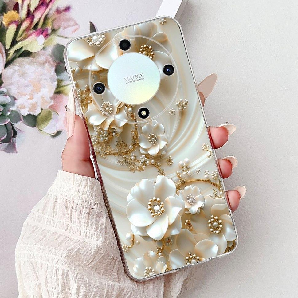 For Honor X9a 5G Case RMO-NX1 Beautiful Butterfly Soft Silicone Phone Cases For Honor X 9a X9a 2022 Back Cover Bumper 6.67"