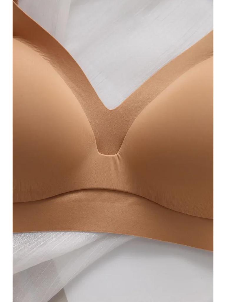 Comfortable Seamless Wireless Bra for Small Chest - Smooth One-Piece Design