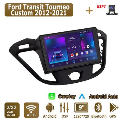 Android Carplay автомобильное радио для Ford Transit Tourneo Custom 2012-2021 мультимедийный проигрыватель головное устройство стерео GPS навигация BT WIFI 2+32 ГБ