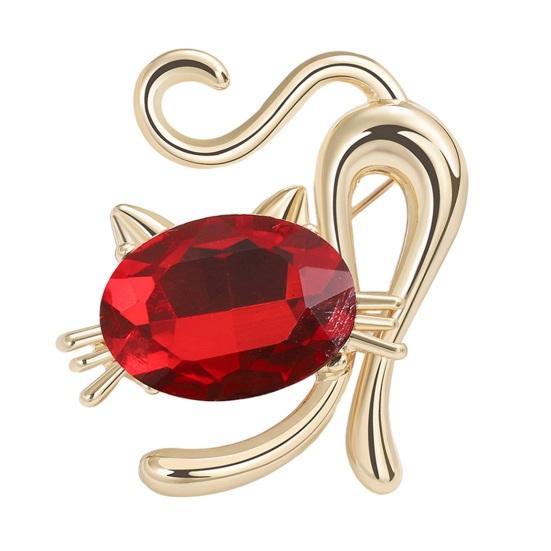 Элегантная блестящая брошь с инкрустацией стразами, яркий цвет, милый кот, булавка, шаль, шарф, значок на воротник, аксессуары для костюма