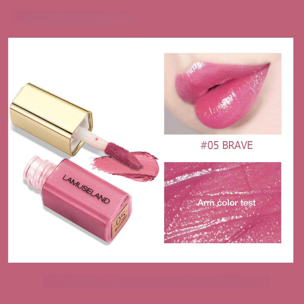 12 цветов милый мини-бархатный увлажняющий блеск для губ питательная жидкая помада 3,5 г