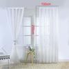 Romantic Leaves Pattern Sheer Curtain Elegant Tulle Curtain Modern Window Drapes  Bedroom