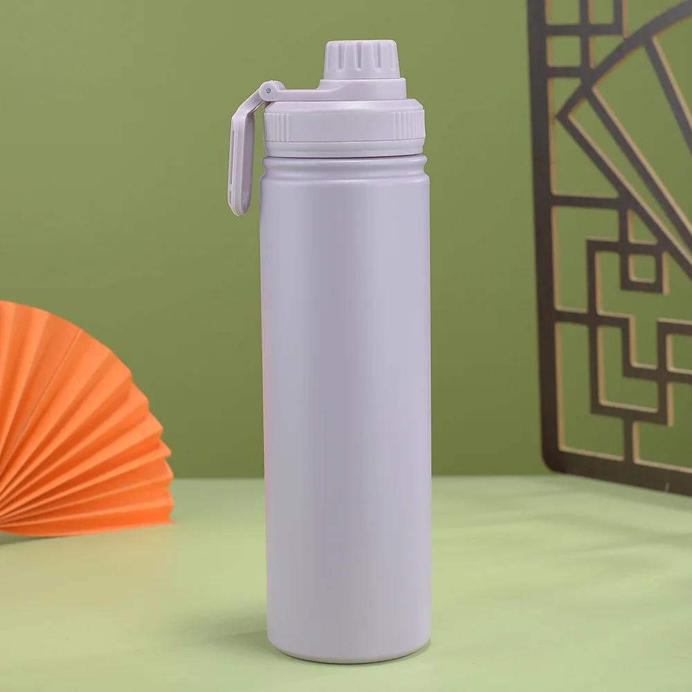 710ml Insulated Water Cup Sports Bottle Water Bottles Stainless Steel Pure Titanium Vacuum Portable Leakproof Outdoor Cup