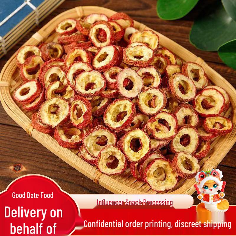 Seedless Dried Hawthorn Slices for Brewing Fruit Tea, 500g