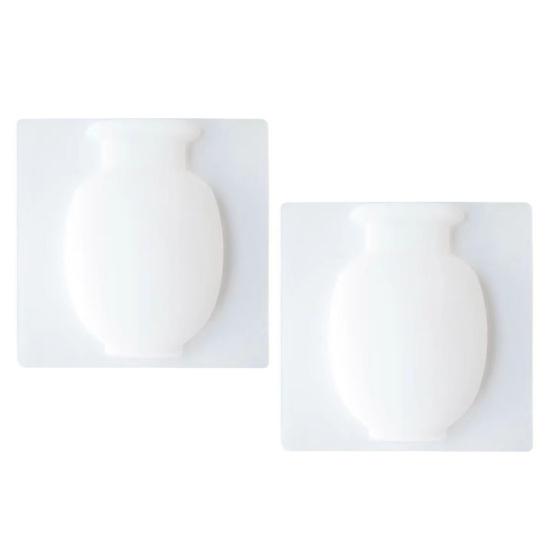 1/2/3 шт. настенное крепление силиконовая ваза многоразовая самоклеящаяся для домашнего офиса внутреннего холодильника окна настенные подвесные растения ваза для цветов наклейка украшение