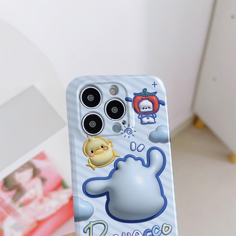 Для iPhone 16 Samsung S23 A23 A52 A33 A73 A53 Huawei Honor Xiaomi Redmi OPPO Vivo Узор кролика и подсолнуха Полная защита камеры Жесткий чехол для телефона