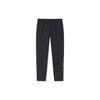 Training Series Solid Color Letter Detail Casual Sports Long Pants Men Bottoms Black 152317315-1