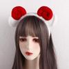 Cute Korean Sheep Ear Wash Face Hair Hoop Plush Lamb Headband Hair Accessories