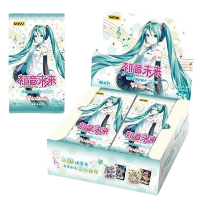 Новая серия Хацунэ Мику Piapro Characters Виртуальная певица Коллекционные карточки Наборы с брелоками Аниме-товары Подарки