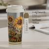 Термокружка для кофе Shangqi Sunflower 520 мл с двойными стенками