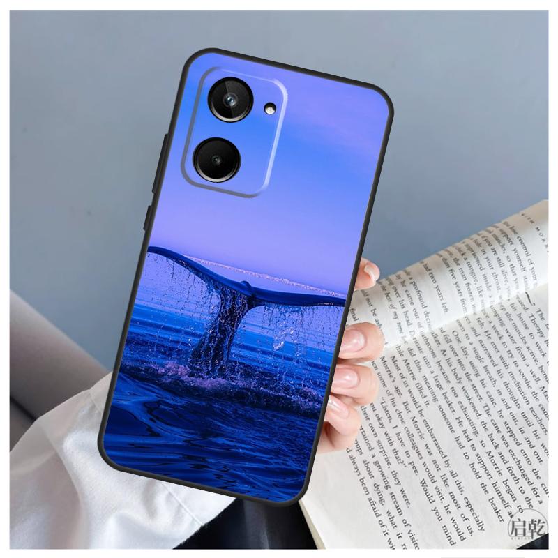 Blue Whale Case For Realme 12 11 10 9 Pro Plus GT5 GT Neo5 C21Y C25s C30 C31 C33 C35 C51 C53 C55 C67