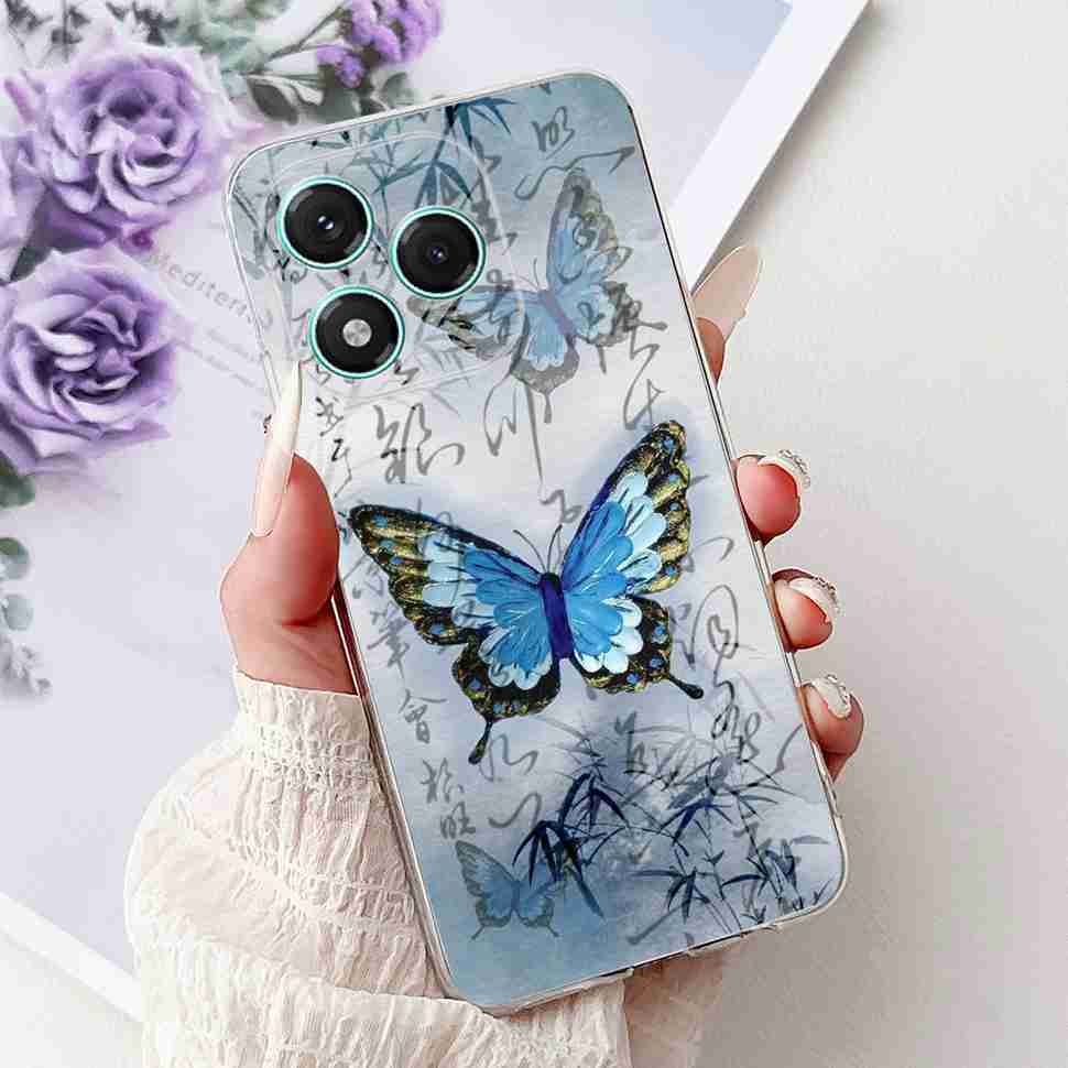 For Honor 400 Lite Casing ABR-NX1 Animal Butterfly Cover Soft Silicone Case For Honor 400 Honor400 Lite Protectors Phone Shell