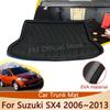 Для Suzuki SX4 Hatch Sedan Neo Baleno 2006~2013 2011 2008 Fiat Sedici EVA Коврик в задний багажник Аксессуар Поддон на пол Водонепроницаемый ковер