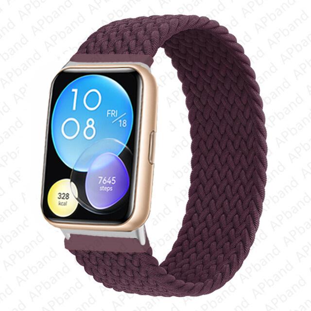 Эластичный нейлоновый ремешок без пряжки для Huawei Watch Fit 2 Sport, плетеный ремешок, наручные аксессуары для умных часов Huawei Fit 2 Watch