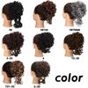 MERISIHAIR Грязный пучок для волос, эластичный шнурок, свободный большой вьющийся короткий пучок, синтетический хвостик, наращивание волос, пучок для женщин, ежедневное использование