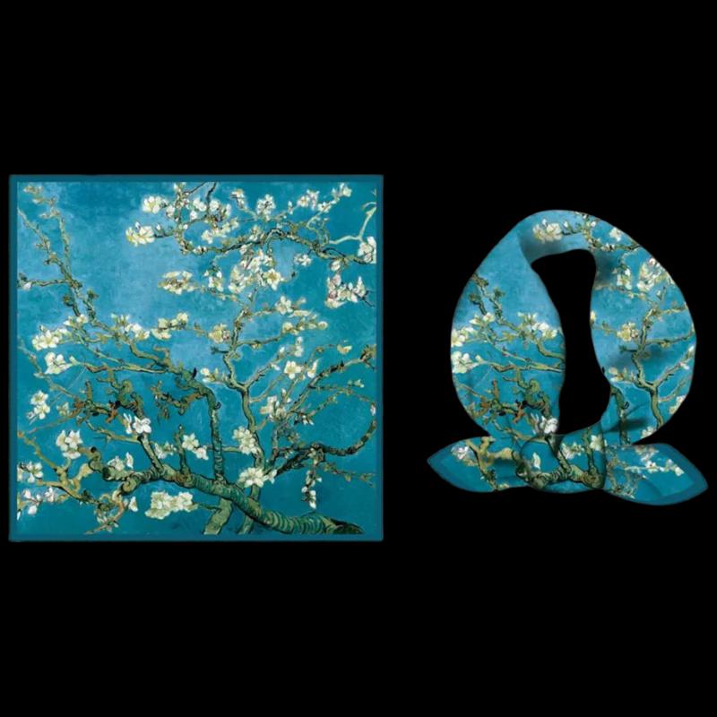 Elegant Women's Square Neck Scarf